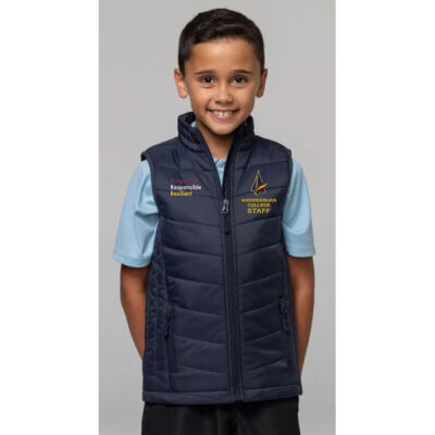 STAFF KIDS SNOWY PADDED VEST Thumbnail